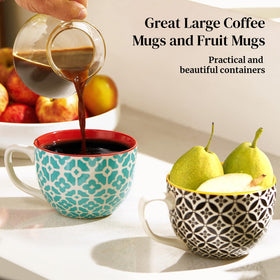 DOWAN Mosaian mug pour shot for soups and beverages