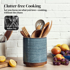 DOWAN versatile kitchen holder used as decor and utensil organizer
