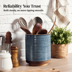 DOWAN planter or vase function showcased with the utensil holder