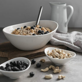 DOWAN durable porcelain; lead- and cadmium-free for safe daily use.
