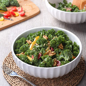 DOWAN pumpkin-shape serving bowls, side view ideal for gatherings.