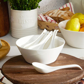 DOWAN large-size spoon for generous scoops of broth.