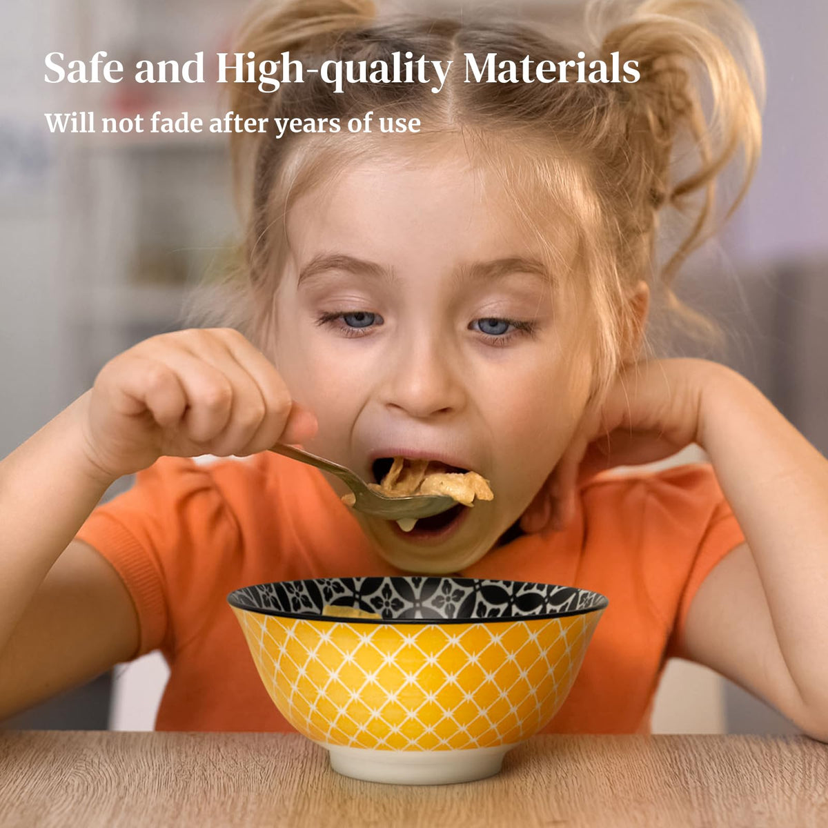 Stackable DOWAN bowls save kitchen space while keeping dishes organized.