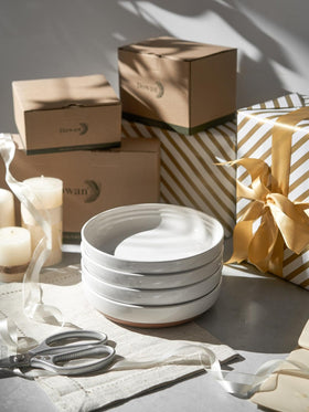DOWAN stackable bowls saving cabinet space and simplifying storage