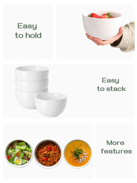 DOWAN top-grade porcelain is microwave and dishwasher safe for busy kitchens.