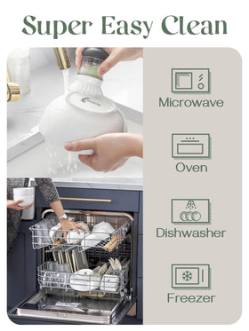 DOWAN 30oz bowls are ideal for daily meals like oatmeal, ramen, and salads.