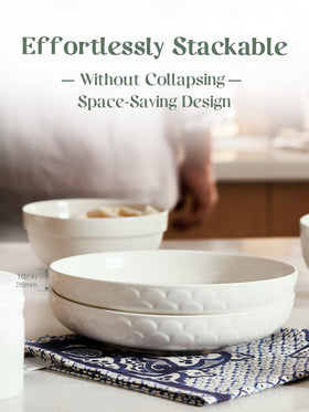 DOWAN stain-resistant ceramic keeps white finish bright