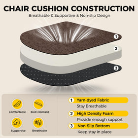 Downluxe cushion fabric close-up reveals microfiber texture and breathable cover.