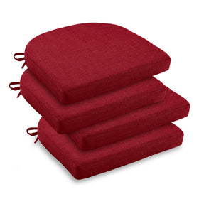 Downluxe red chair cushions for dining chairs, enhanced daily comfort.