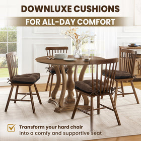Easy care wipe-clean microfiber covers from Downluxe