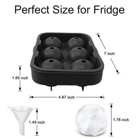DOXISHRUKY easy-release ice mold delivers smooth ice without sticking.