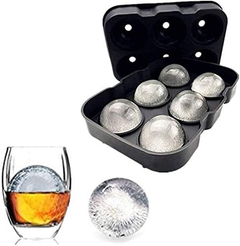 DOXISHRUKY spherical ice balls 4.5 cm for premium whiskey cooling.
