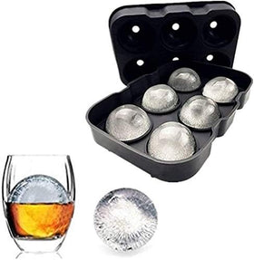 DOXISHRUKY spherical ice balls 4.5 cm for premium whiskey cooling.