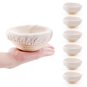 DOYOLLA mini proofing basket six-pack for small sourdough loaves