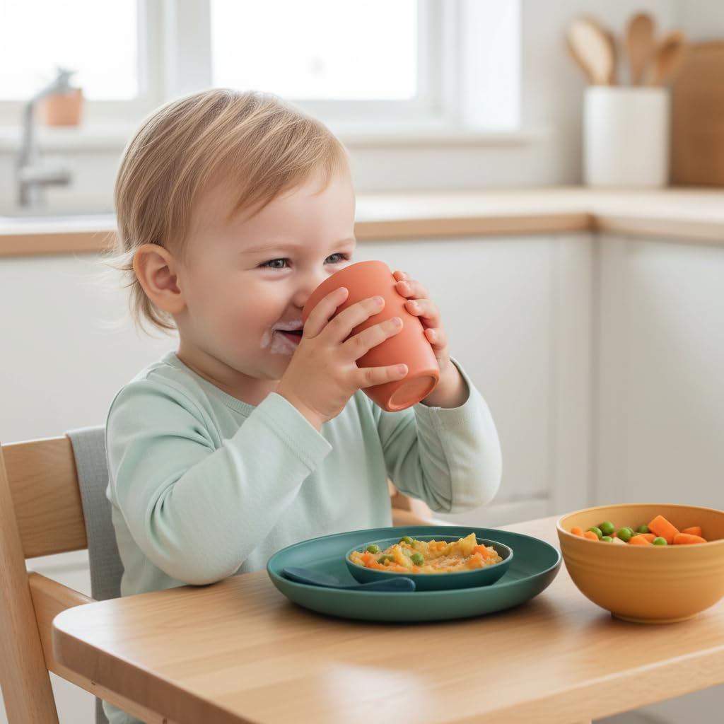 DQELFA green cup supports outdoor picnics and school lunches.