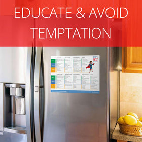 Dr. Boz fridge magnet keeps keto progress visible and organized.