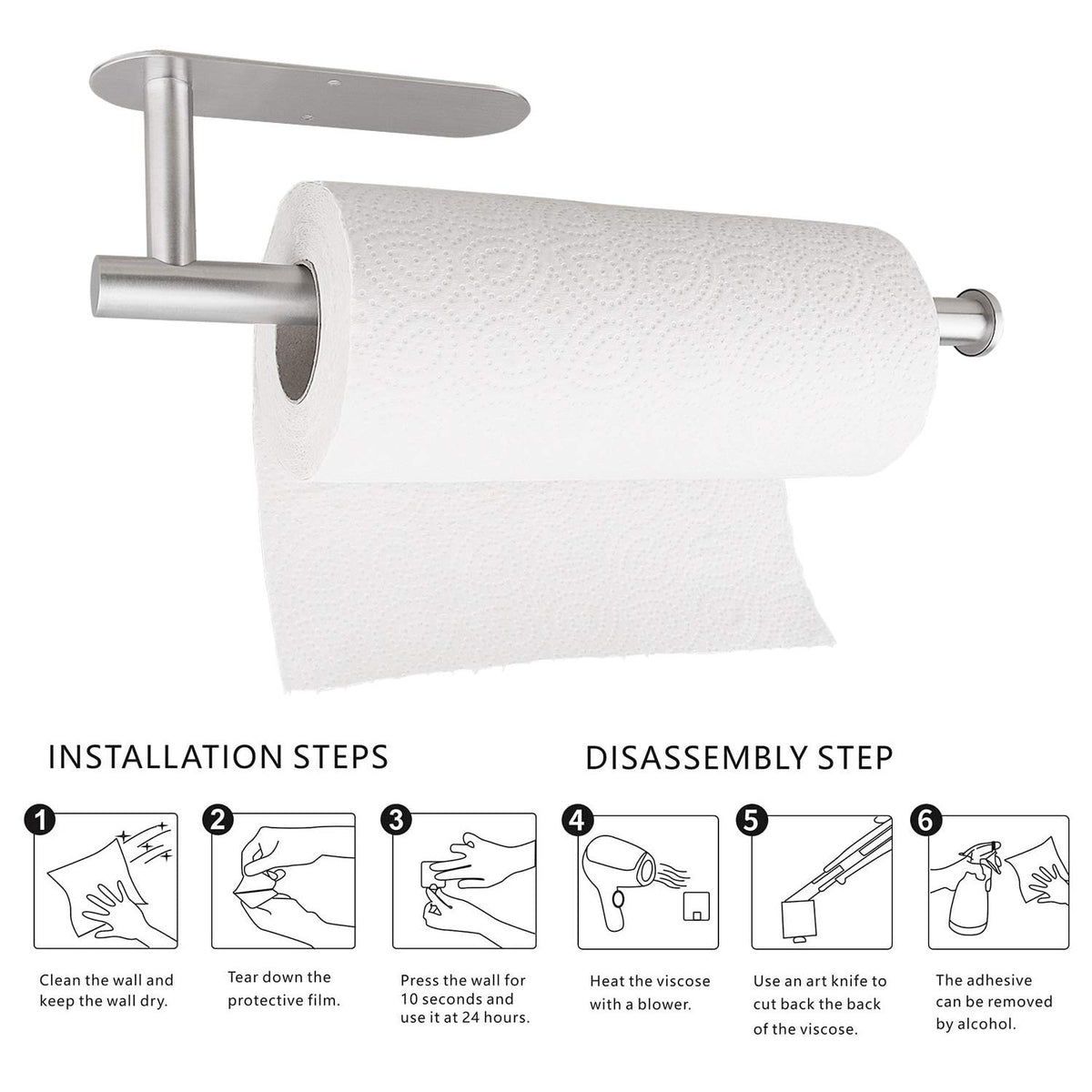 DR CATCH stainless steel design is easy to clean and durable.