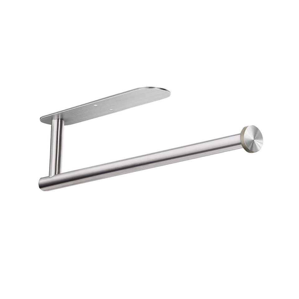 DR CATCH under-cabinet paper towel holder keeps towels accessible and tidy.