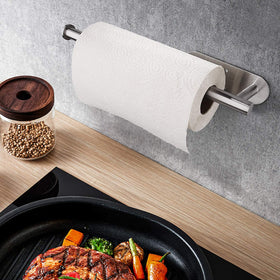 DR CATCH under-cabinet stainless design helps organize the kitchen.