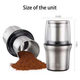 DR MILLS DM-7412M grinding nuts and seeds for custom blends.