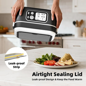 Drafin leak-proof lid keeps meals contained during commutes.