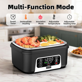 Drafin 360-degree heating ensures even warming of diverse dishes.