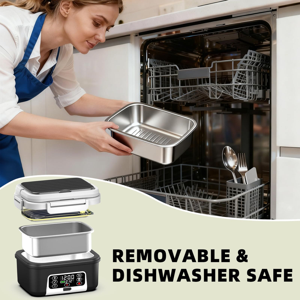 Drafin XL 6.3-cup capacity supports larger portions.