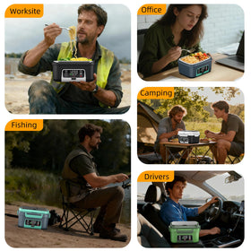 Drafin lunch box is ideal for drivers, office workers, and travelers.