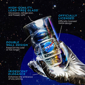 Dragon Glassware Artemis patch design adds a unique NASA-inspired touch