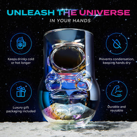 Dragon Glassware NASA symbol drinkware showcases space enthusiasm