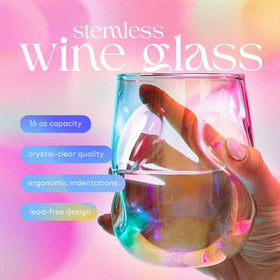 Dragon Glassware thumb indent aerator enhances grip and aerates wine naturally