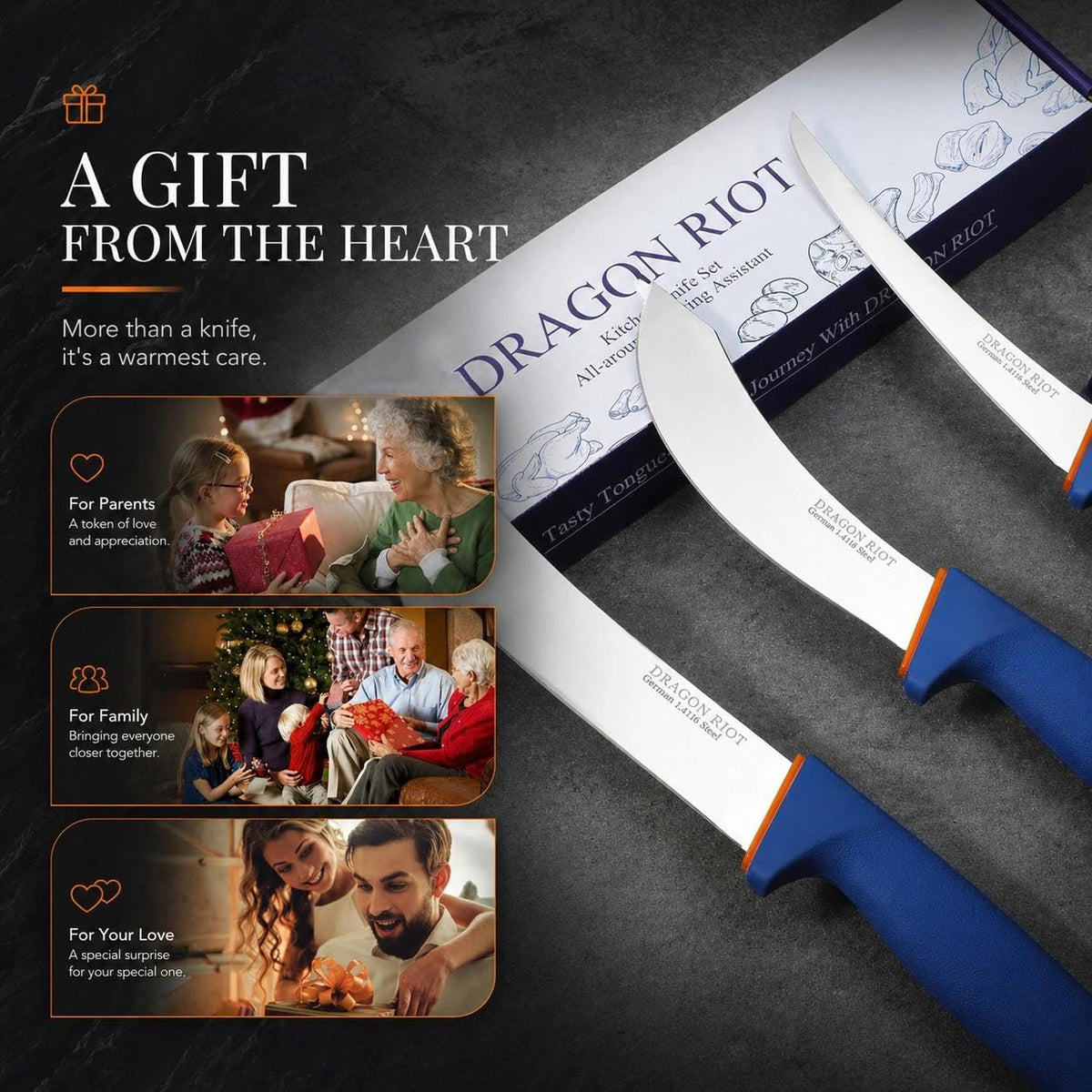 Dragon Riot gift box packaging suitable for gifting.
