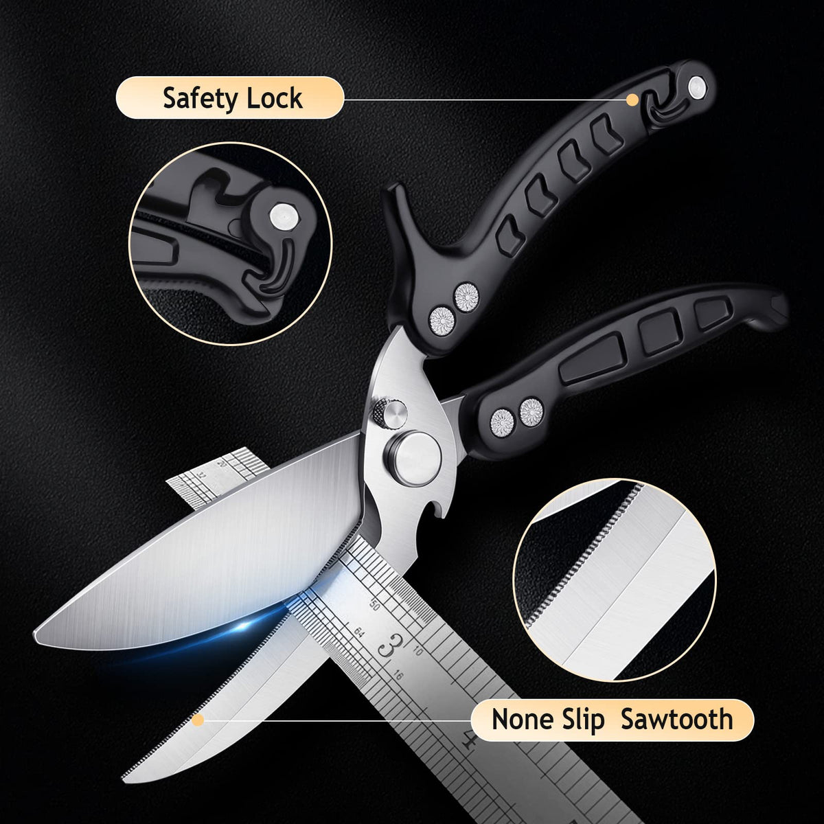 DRAGON RIOT stainless steel construction resists corrosion for durability.
