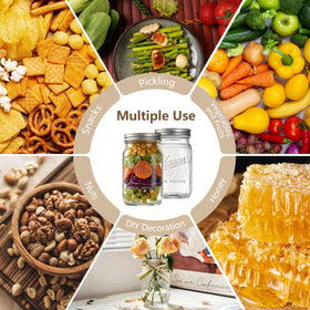 Dralaw clear glass showcases contents for freshness and easy inspection