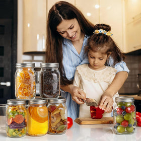 Dralaw jars arranged for kitchen organization and versatile use