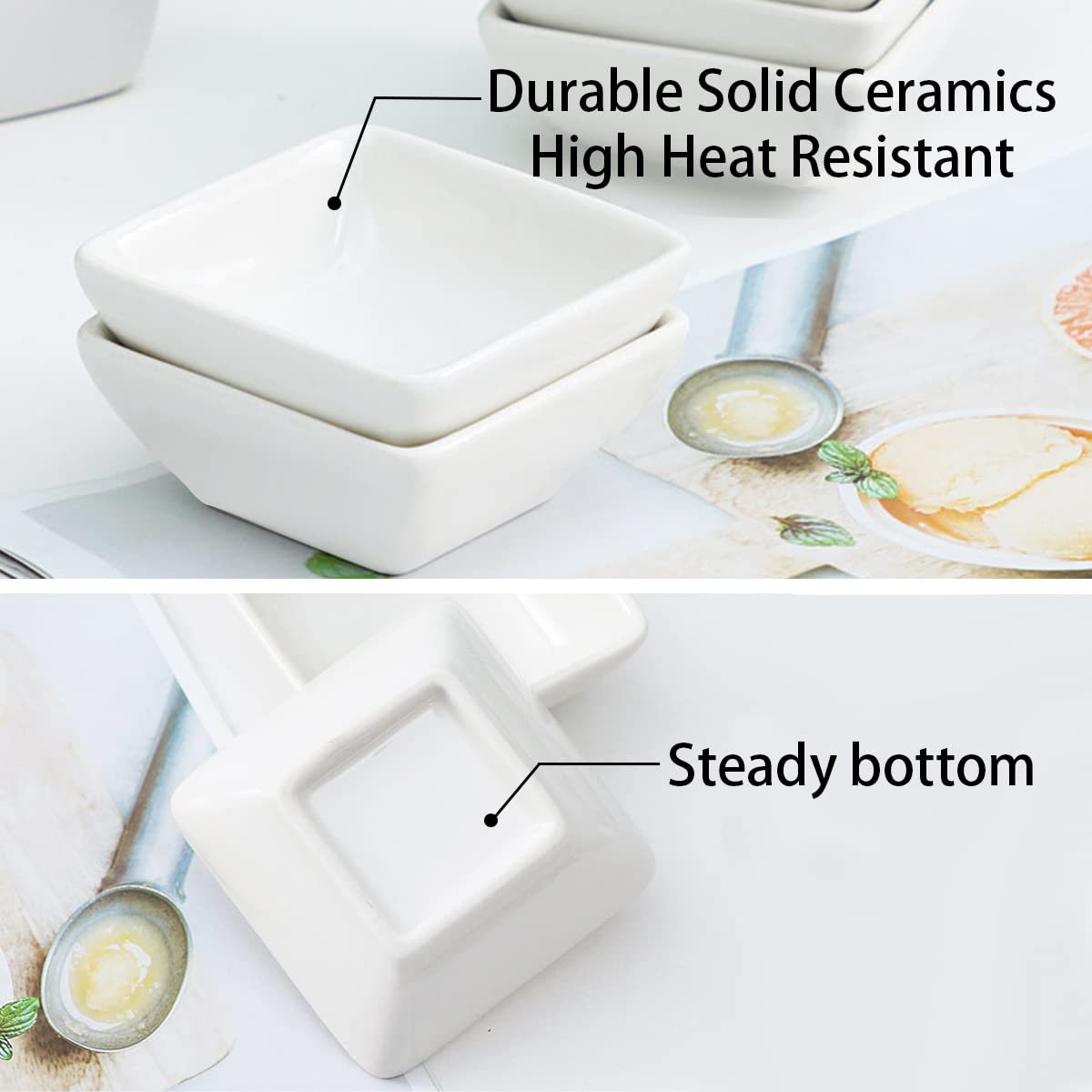 DRAONGYE six-pack bowls are dishwasher-safe for easy cleanup.