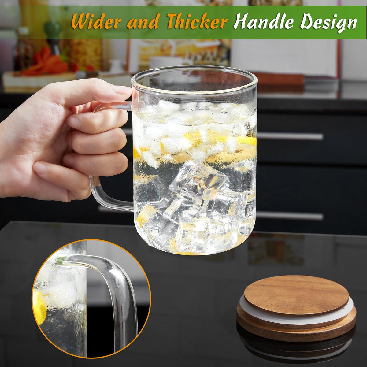 DRASTAR 20 oz capacity ideal for coffee, tea, or drinks.