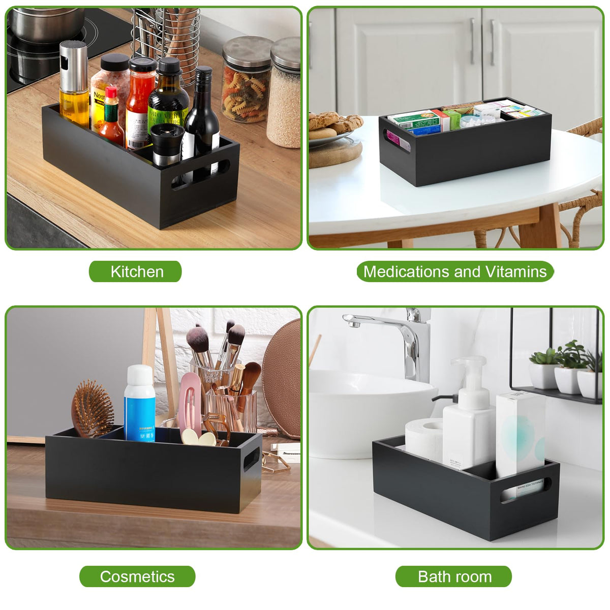 DraStar counter top storage bin keeping sauces and snacks neatly accessible.