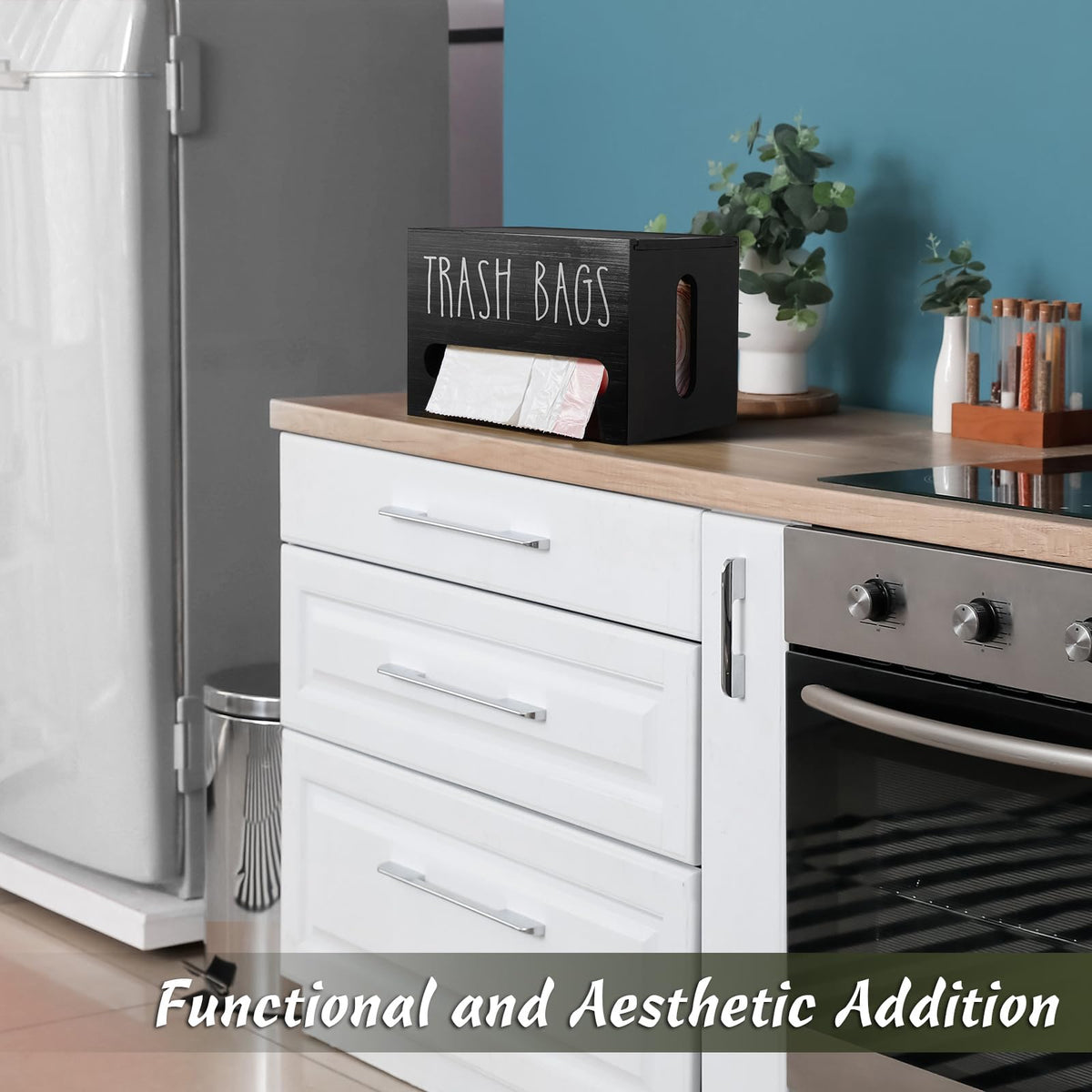DRASTAR gift-ready trash bag organizer design for any room.