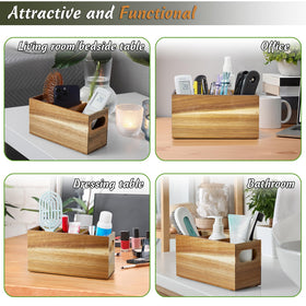 DRASTAR utensil caddy, compact and elegant, complements rustic or farmhouse decor.
