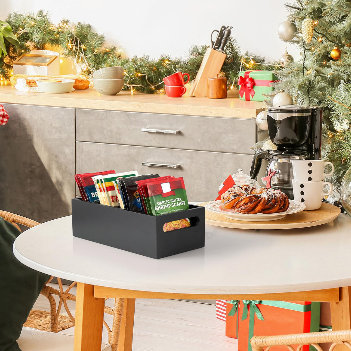 DraStar multipurpose storage caddy ideal gift for kitchen organization.
