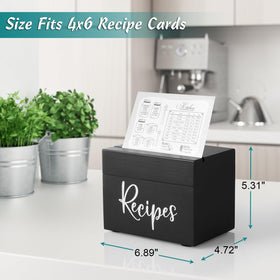 DRASTAR recipe box lid holding card for easy workspace