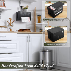 DRASTAR dispenser with a slotted top provides visual bag replacement cues.