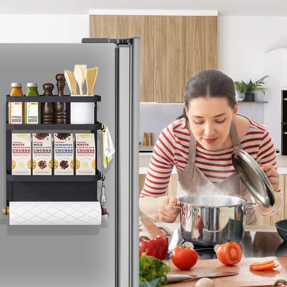 Dr.BeTree compact kitchen organizer frees countertop space.