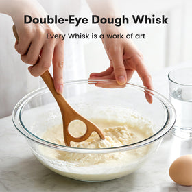 Drcomtruing ergonomic handle reduces fatigue during long baking sessions.