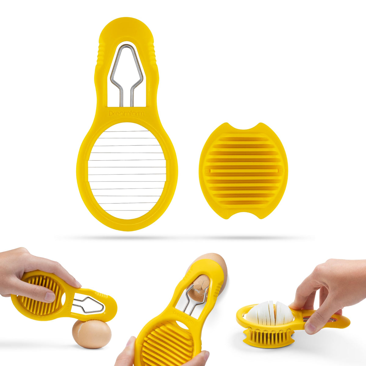 Dreamfarm Eggler flat-drawer storage keeps tools organized.