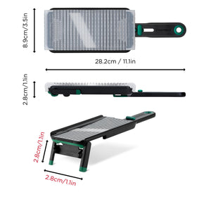 Dreamfarm Nocutu snap-on-blade-cover protects blade and fingers during storage.