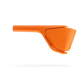 Dreamfarm Fluicer fold-flat juicer demonstrating space-saving design for drawers.