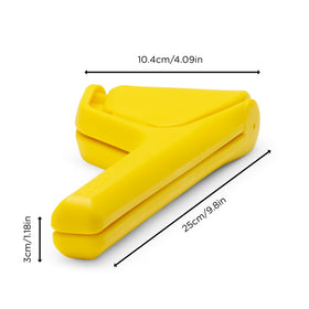 Dreamfarm Original Lemon Fluicer folded-flat shows a slim profile ideal for drawers.
