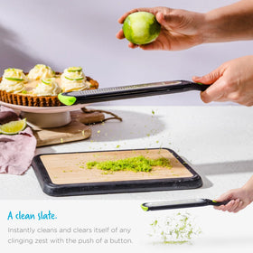 Dreamfarm Ozest yields fluffy zest for delicate toppings.